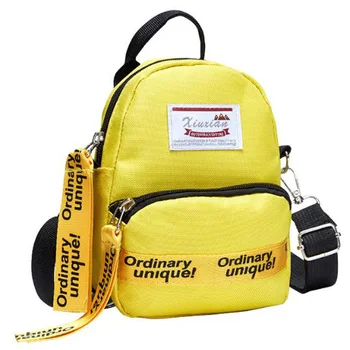

Mini Backpack Letter Print Backpack Cute Student Shoulder Bag Chic Crossbody Bag
