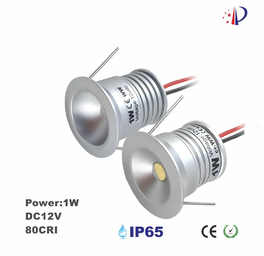 

1W Mini Led Spot Decorative Lighting, 25mm Cutout Recessed Downlight, DC12V Input Small Spotlight, 18pc CE List DIY Home Lamp