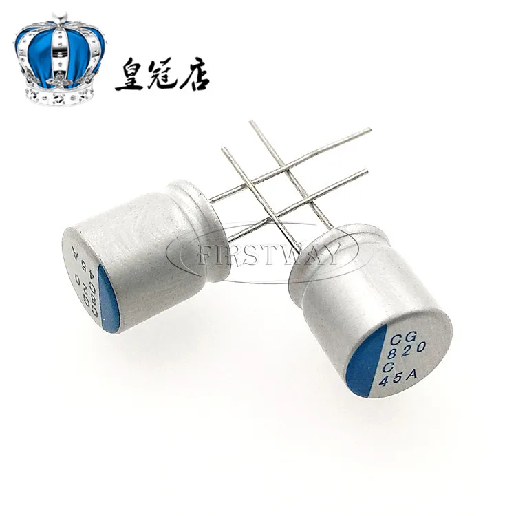 

Solid capacitors 16V820UF 10 * 12 motherboard capacitance 820UF 16V 10 * 12mm