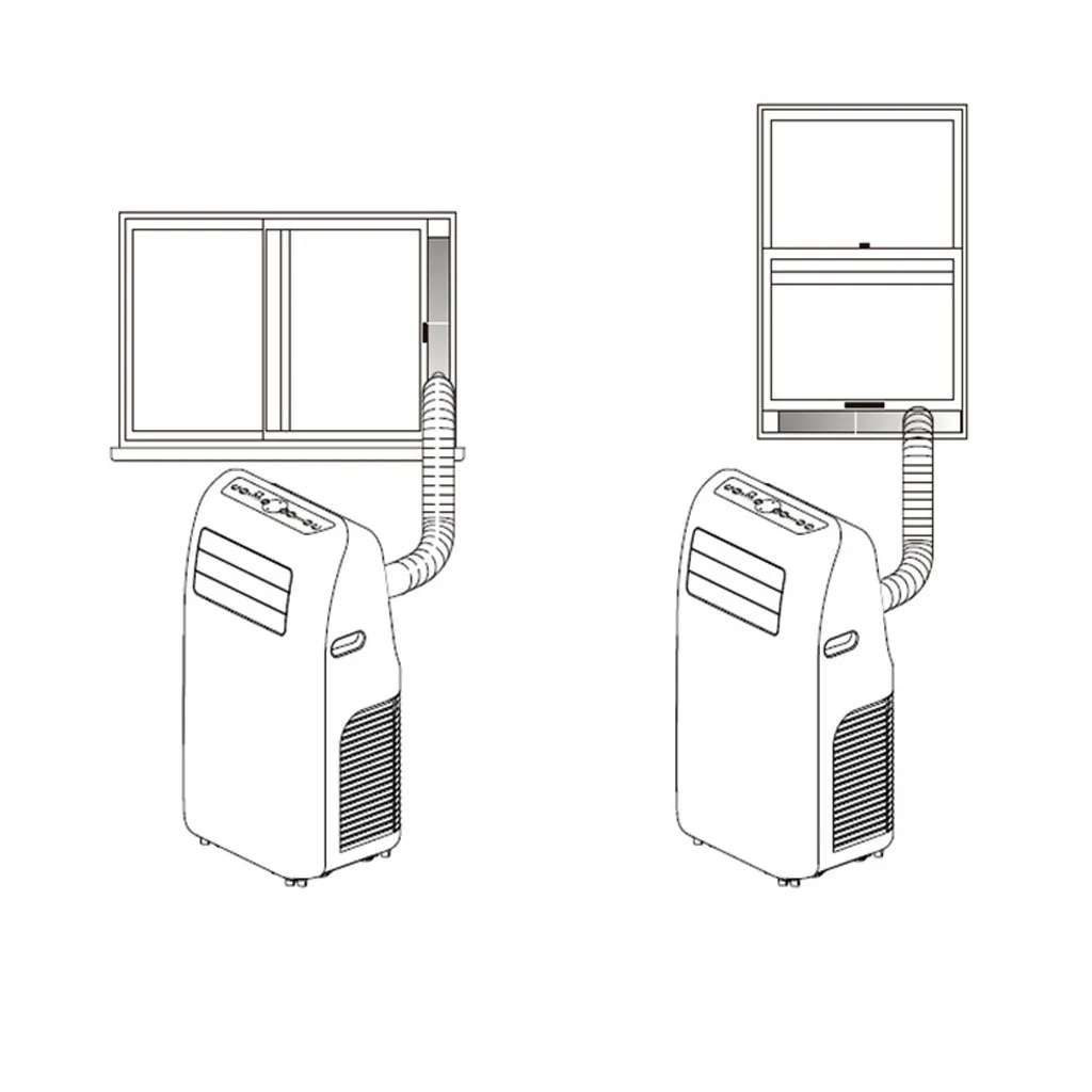 window sealing plate splint baffle heat insulation windshield panels 1.3 meters Mobile air conditioner universal adjustable11.12