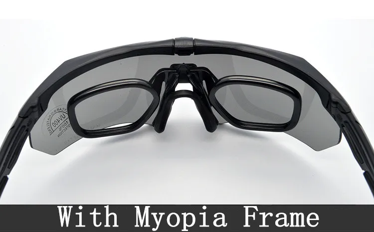 Best quality TR-90 Brand 3 Lens Army CS Goggles Sport Men Sunglasses Eyewear Protector Outdoor Gafas Ciclismo Sports Glasses