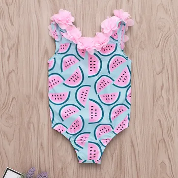 

CHAMSGEND Toddler Kids Baby Girl Ruffled Print Bikini Beach Swimsuit Bathing Swimwear Bebek Mayo 19MAY17 P35