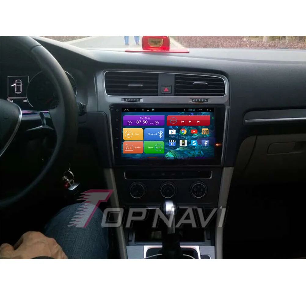 Excellent Topnavi 10.2" Quad Core Android 6.0 Car GPS Navigation for VW Golf 7 Autoradio Multimedia Audio Stereo,NO DVD 23