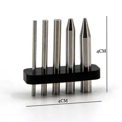Конструктор-загадка Инструменты палец 3D металл, используемый, чтобы свернуть модели Нержавеющая сталь палочки круглая колонна