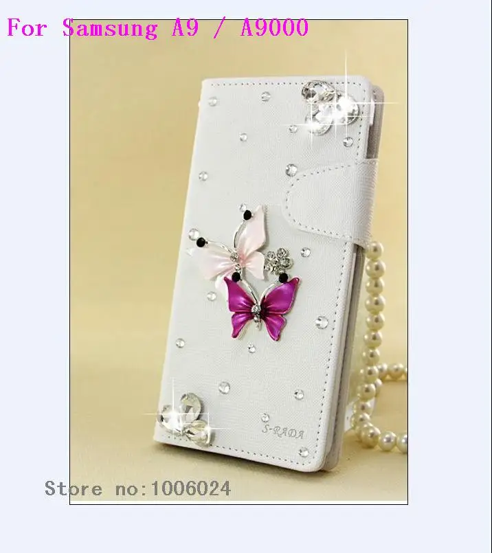 For Samsung A9/A9000 phone case protective sleeve cover mobile bags of shell drill sets PU With Tracking Number |