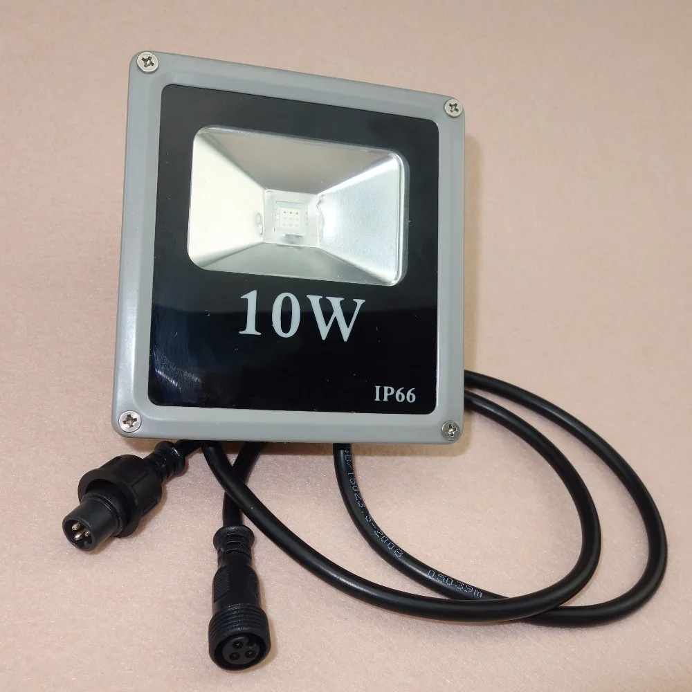 WS2811 управляемый 9 Вт Мощный светодиодный RGB прожектор светильник; адресуемый; IP66 Номинальный