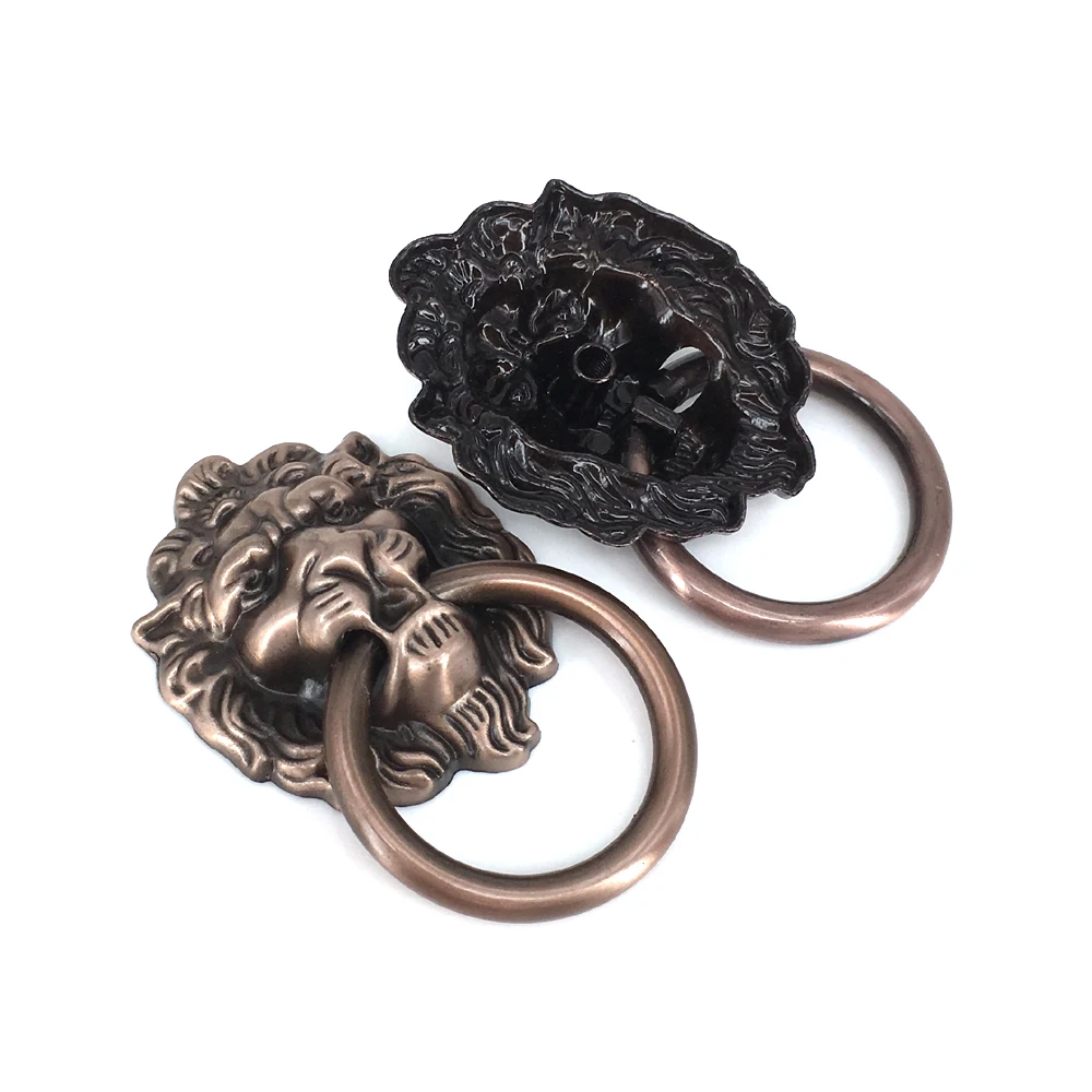 Hot Sale Lion Drawer Pull Knobs Handles Dresser Drop Pulls Rings Lion Drawer Pull Knobs Handles Dresser Drop Pulls Rings Antique Bronze Lion Head Door Knocker Cabinet Knob Handle - Hot Sale Lion Drawer Pull Knobs Handles Dresser Drop Pulls Rings