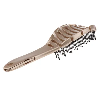 

Curved Vented Styling Hair Brush, Detangling Thick Hair Massage Blow Drying Brush for Women Men