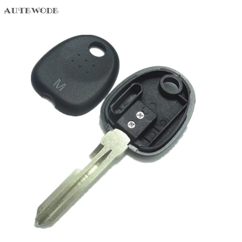 

AUTEWODE Transponder Replace Key Uncut Shell fit for HYUNDAI Elantra Accent Key Uncut BladeFob Uncut accessories 1pc right blade