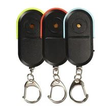 Высокое качество беспроводной анти-потеря сигнализации ключ искатель брелок для ключей с локатором свисток Звук светодиодный светильник вещи трекер