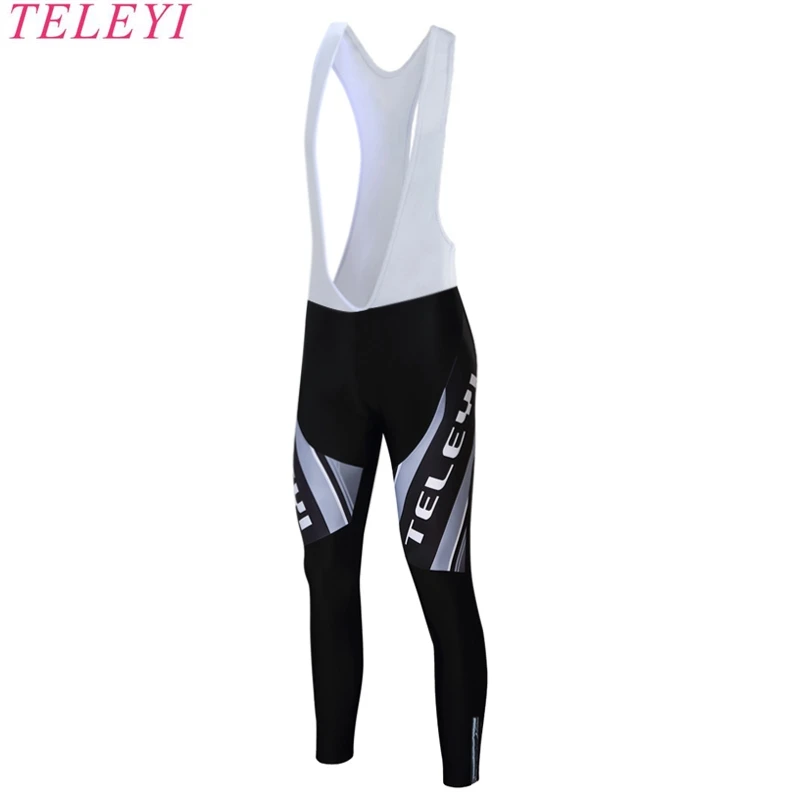 

teleyi Brand Pro 3D Padded Coolmax Gel Cycling Pants/Breathable MTB Bike Bicycle Racing Bib Shorts/Long Cycling Bib Pants