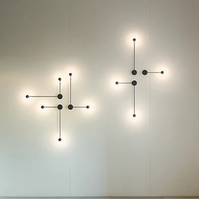 

LED interior wall lamp sofa background wall television wall TV wall corridor staircase lamp North European lamp