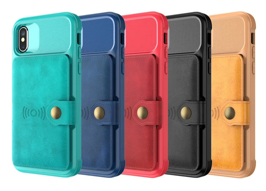 Роскошный многофункциональный кожаный чехол-бумажник для Iphone 11 PRO Xs Max Xr X 8 7 6 6s Plus, Гибридный Силиконовый чехол-бампер
