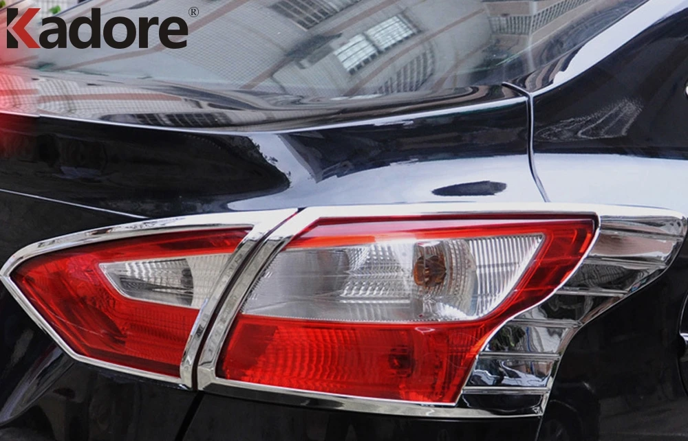 Задний фонарь для Ford Focus 3 2012 2013 4dr Sedan хромированный задний Обложка отделка