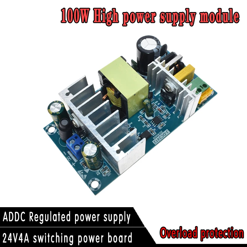 WAVGAT 100 240 В в постоянный ток 24 4A 6A Импульсный блок питания AC DC понижающий