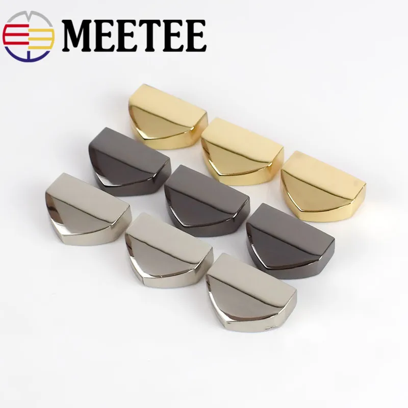 

16mm High Quality Metal Zipper Decoration End Clips Stopper Screws Handbag Straps Tail Clasp Cord Lock DIY Hardware Accessories