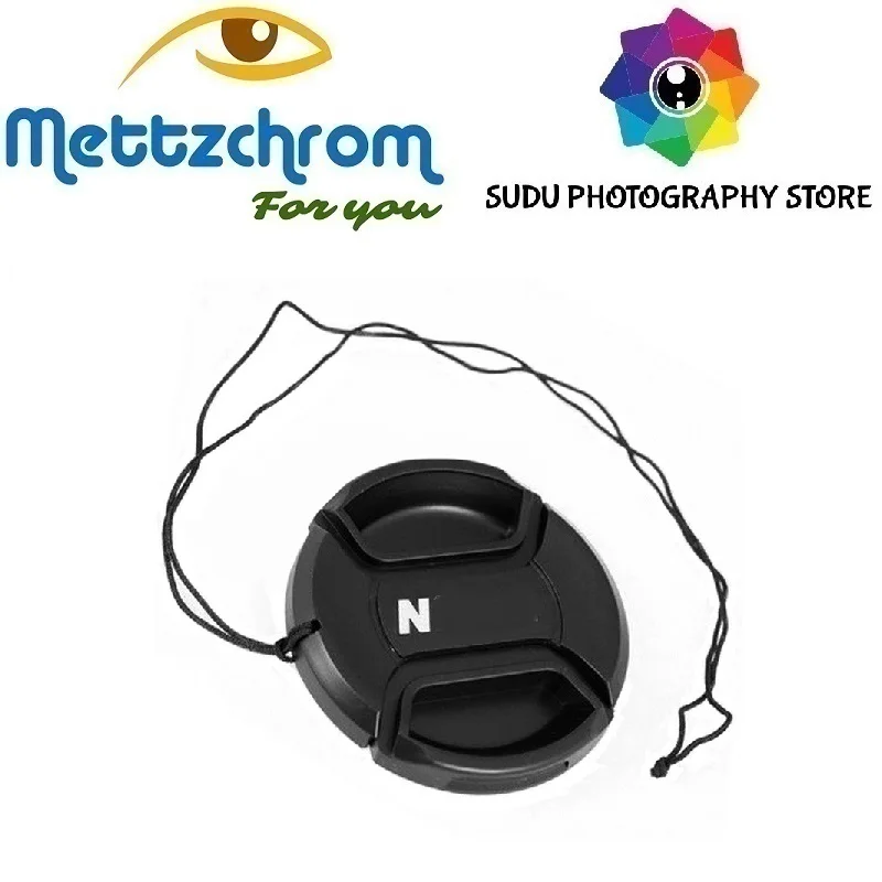 

10 pcs / lot Lens cap for nikon Front Lens Cap Snap-on Cover 49mm 52mm 55mm 58mm 62mm 72mm 77mm
