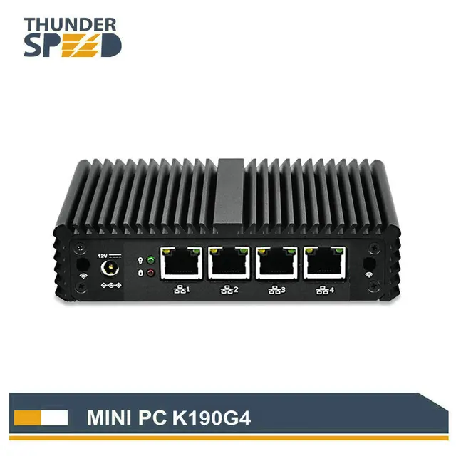 Best Price Fanless Mini PC 4 LAN Port Intel J1900 Mini Desktop Computer Barebone 12V Linux Pfsense NUC LAN DHCP DNS Server Firewall Router Best Price Fanless Mini PC 4 LAN Port Intel J1900 Mini Desktop Computer Barebone 12V Linux Pfsense NUC LAN DHCP DNS Server Firewall Router