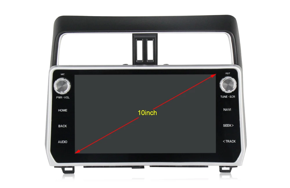 Perfect topway T3 Android 7.1  Car DVD multimedia player for toyota prado 2017 2018  with 3G WIFI BT SWC 2G RAM 16G ROM free shipping 2