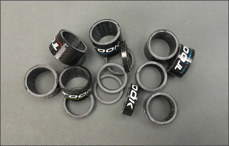 TOSEEK Bike Front Fork Headset Ring Cushion Set Handlebar Stem Ring Cushion 5-25 TOSEEK Bike Front Fork Headset Ring Cushion Set Handlebar Stem Ring Cushion 5-25