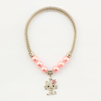 

Armi store Handmade Doggie Accessories Diamond Pendant Necklace 6051021 Cute Cat Dog Jewelry Collars