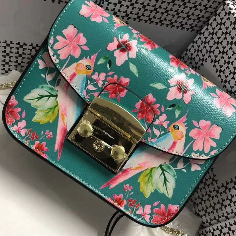 

2019 Newest Famous Brand Designer Women Clutch Purses Animal Prints Chain Shoulder Messenger Bags Genuine Leather Handbags
