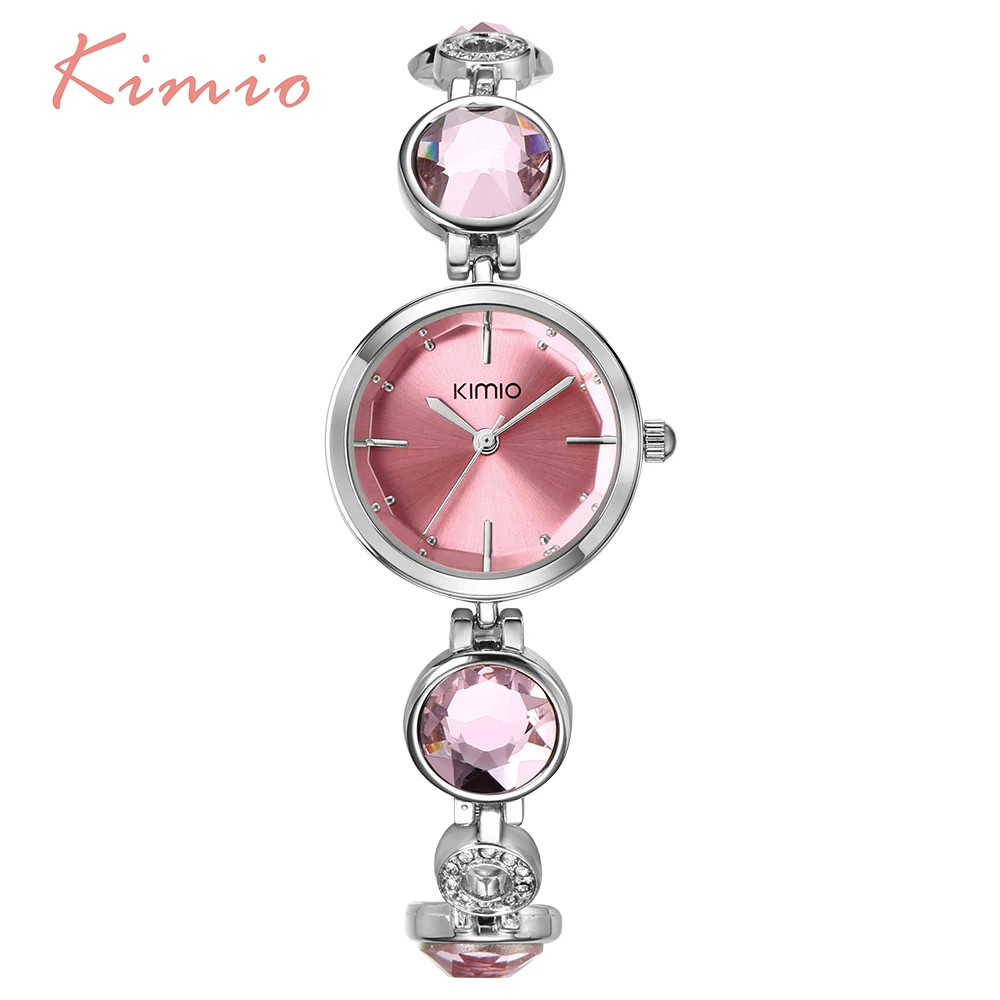 

KIMIO Crystal Watch Women High Quality Diamond Watch Woman Bracelet Watches Quartz Famous Brand Luxury Lady Watch For Woman Girl