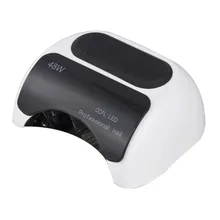 48 Вт CCFL и светодио дный ногти лампа УФ-гель для ногтей сушилка Светодиодная для гель-лака США штекер белые светодио дный светодиодные лампы для ногтей сушилка УФ