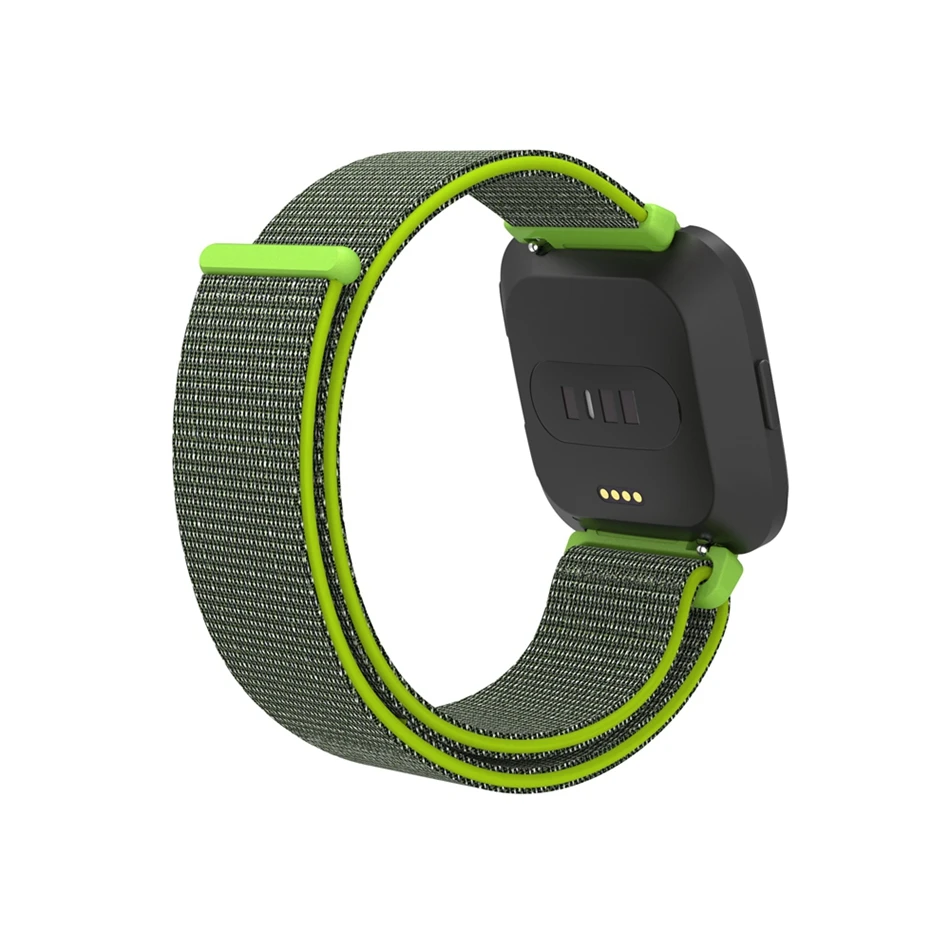 YUEDAER Розовый Нейлоновый смарт-ремешок для Fitbit Versa браслет с магнитной палкой ремешок для Fitbit Versa ремешок для женщин и мужчин