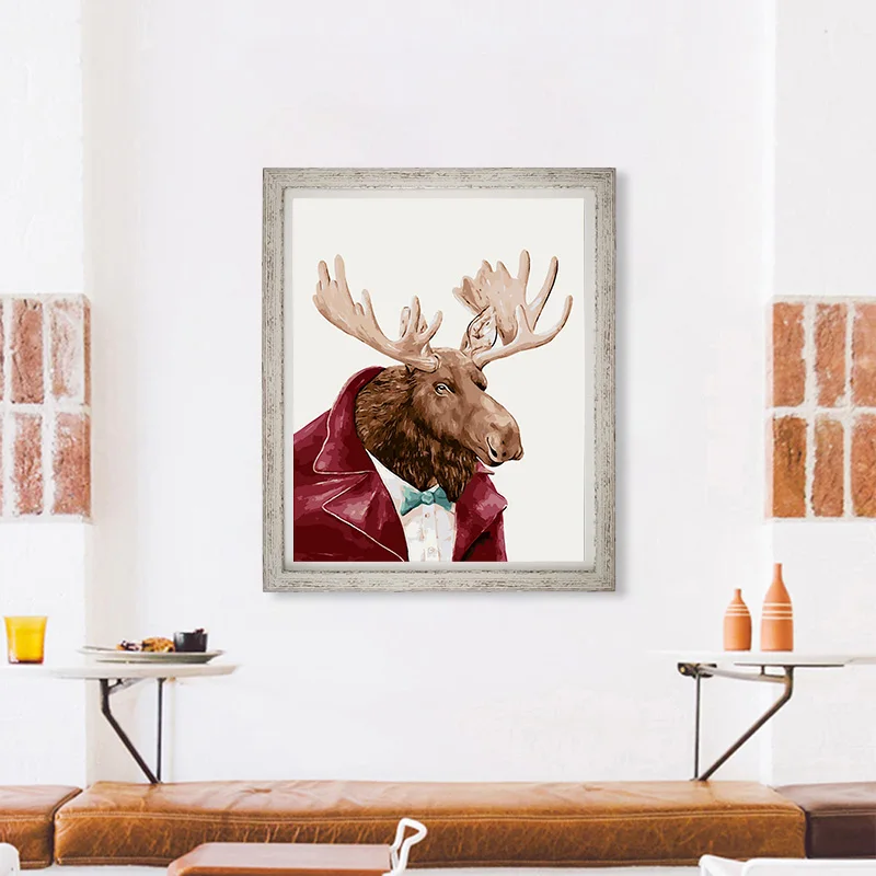 

Animal 5d Moose Deer Diamond Painting Full Drill Square/round 3d Diamond Embroidery Cross Stitch Mosaic Diamante Wall Decor
