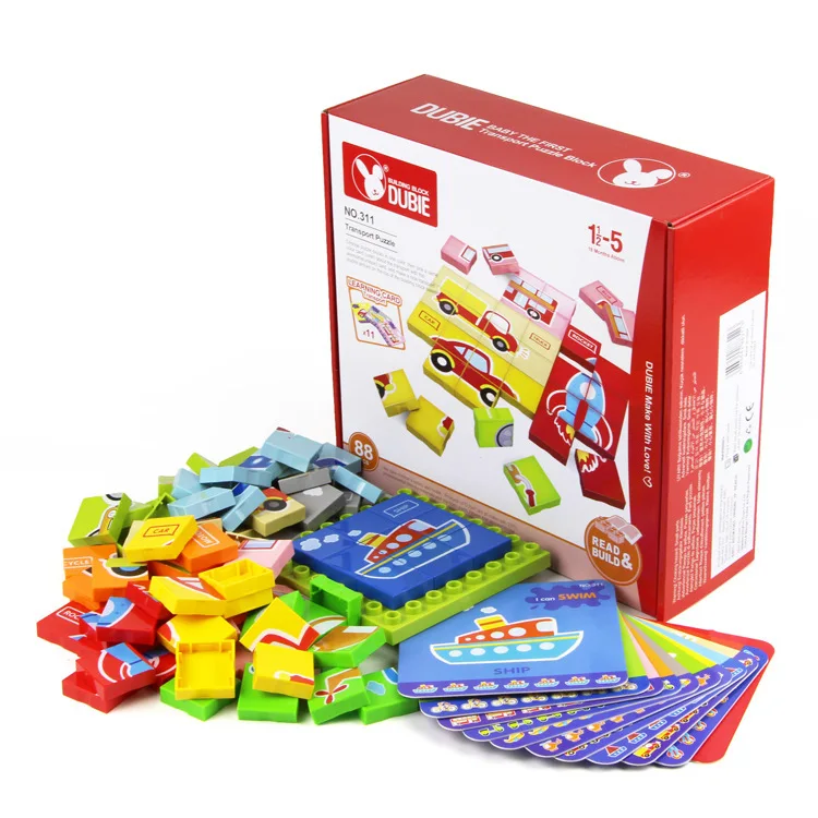 

Wooden Traffic Cognitive Box Plane Puzzle Baby Kids Children Eductional Toys