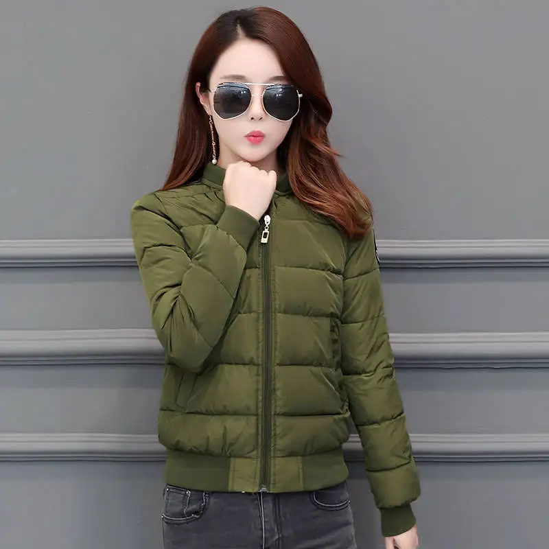

New 2019 Fashion Parkas Spring Winter Female Down Jacket Women Clothing Winter Coat Color Overcoat Women Jacket Parka