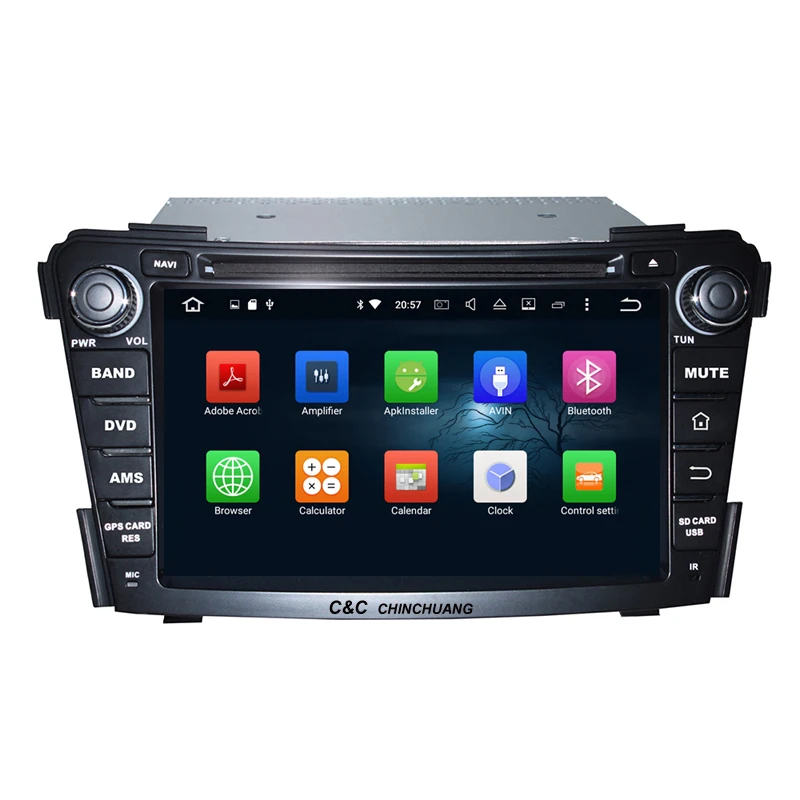 Discount Updated 4G RAM Octa Core Android 8.0 Car DVD Player for Hyundai I40 2011-2016 with GPS WiFi BT, Support 4G OBD Mirror Link DAB+ 22