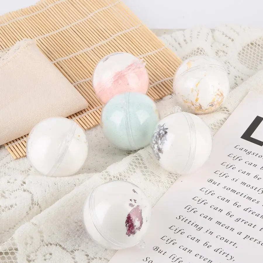 

6Pcs/set Bath Salt Bombs Body Essential Oil Organic Natural Bubble Bath Ball Bathroom Accessories