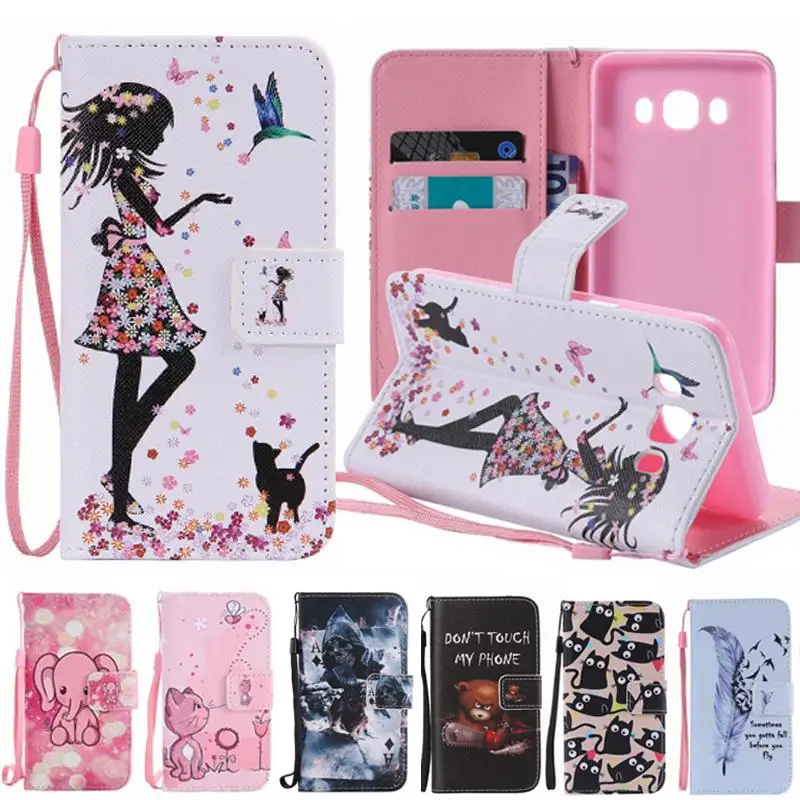 

For Coque Samsung Galaxy J5 2016 Cover Leather & Silicon Case Flip Cover Samsung Galaxy J5 2016 Case Wallet Phone Case J510 J5 6