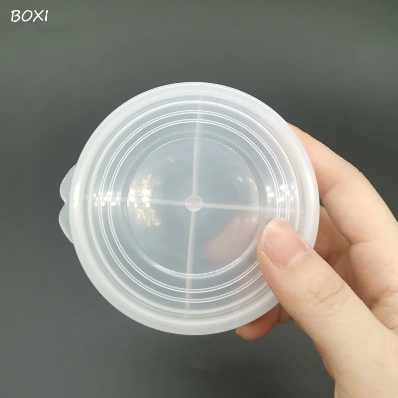 

Boxi Multifunction Jewelry Organizer Box With Case Transparent Plastic Mini Storage Box Organizer For Slime Clay Container 120ml
