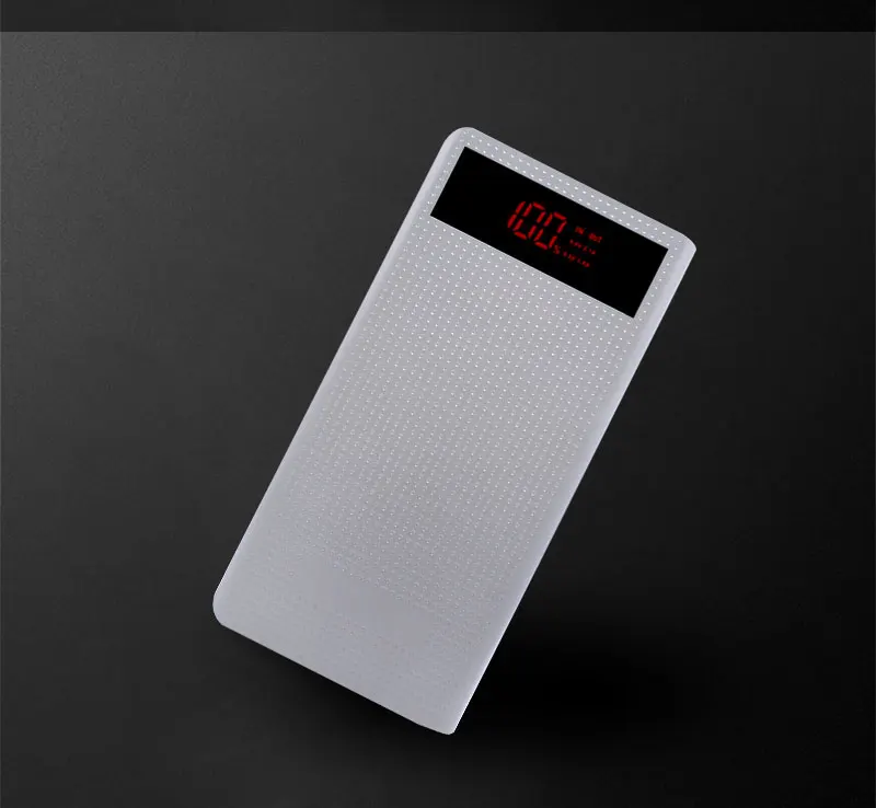 

30000 mAh Power Bank with LED Screen Display Dual USB Charging Power Bank External Battery Charger Cases Portable For Samsung S9