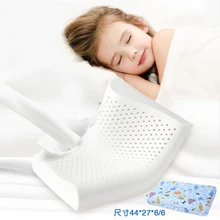 Buy Latex Pillow Child Neck Care High Quality Headrest Student Sleeping Cartoon Free Shipping