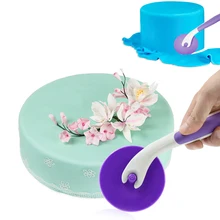 1 шт. нейлон режущее колесо аксессуары для кухни помадка триммер la rueda de корте инструменты для украшения торта резак для пиццы