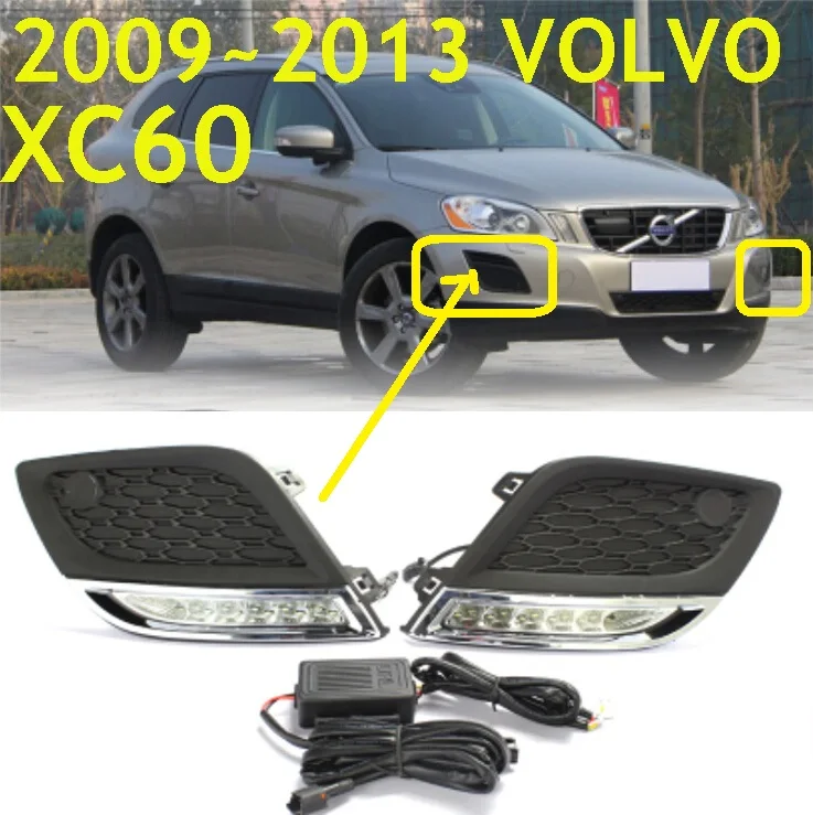Светодиодный 2009 ~ 2013 Volv XC60 Дневной светильник туман головной XC90 S40 V40 V50 V90 XC70 хвост