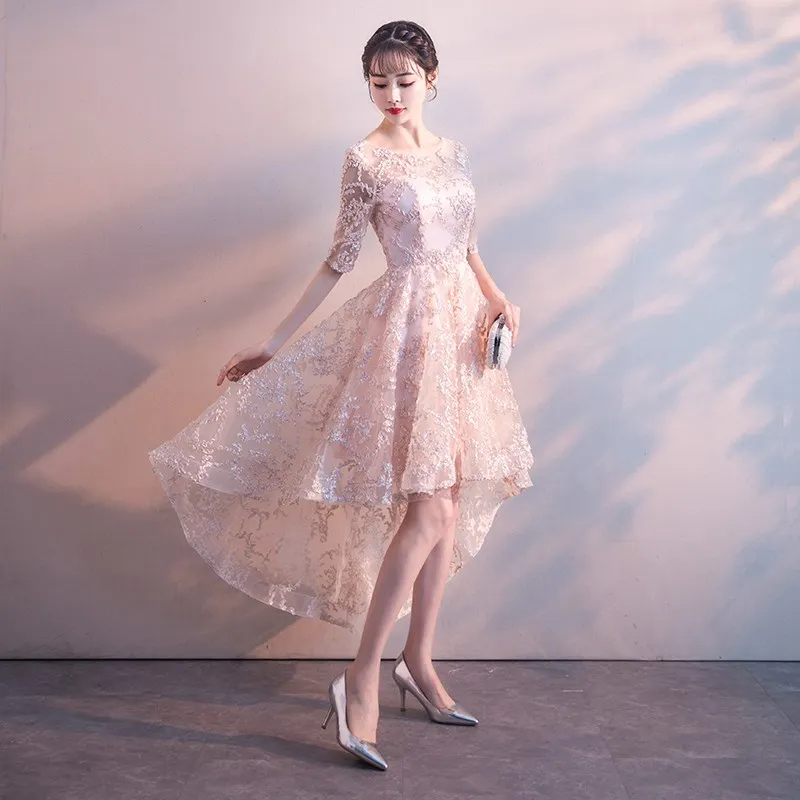 Китайский стиль вечерние Длинные Cheongsam короткое тонкое платье свадебное платье роскошное свадебное Qipao модная одежда Vestido S-3XL