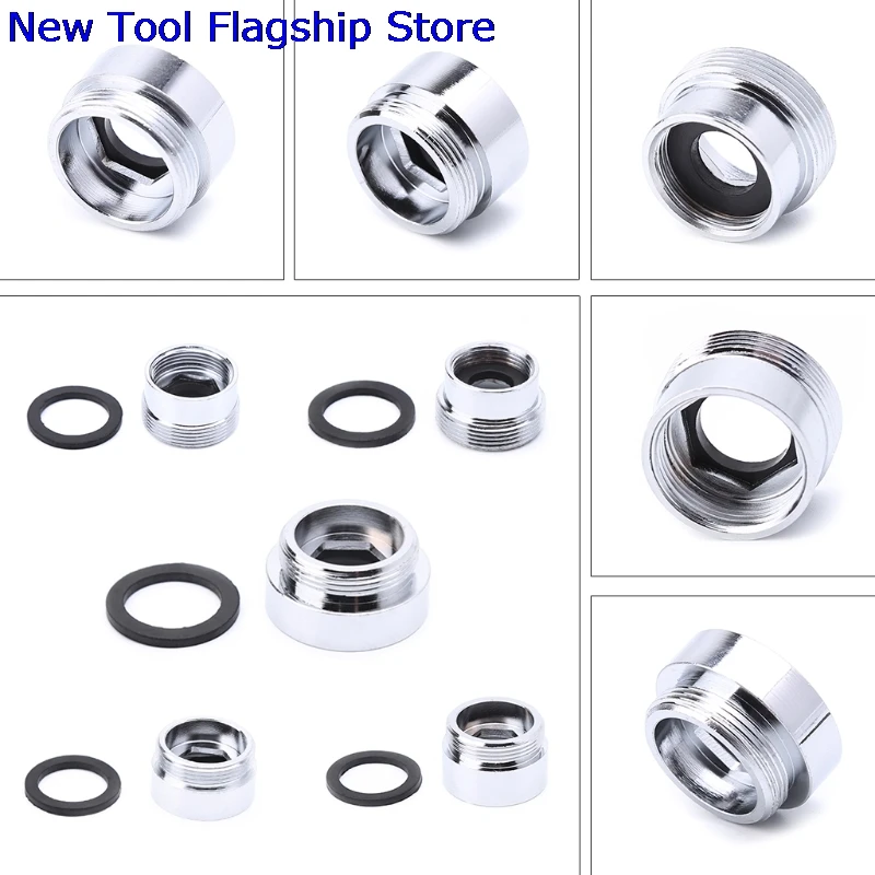 

Solid Metal Adaptor Inside Thread Water Saving Kitchen Faucet Tap Aerator Connector