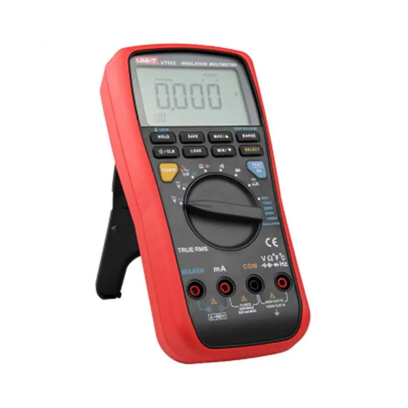  UNI-T UT533 RMS Auto 50~1000V Insulation Earth Digital Resistance Meter Capacitance Temperature Tes