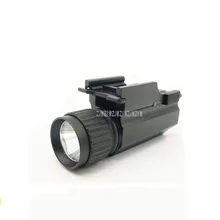 G27 мини фонарик алюминиевый сплав 250 люмен светодиодный оружейный фонарик охота светодиодный винтовка пистолет тактический фонарь факел для 20 мм Rail