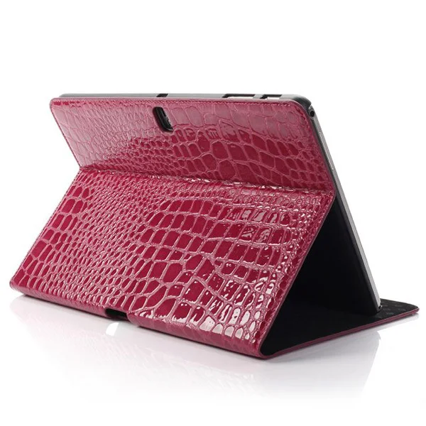 

High Quality Luxury Fashion Crocodile Pattern Folding Stand Flip Leather Case Cover For Samsung Galaxy Note 10.1 P600 P601