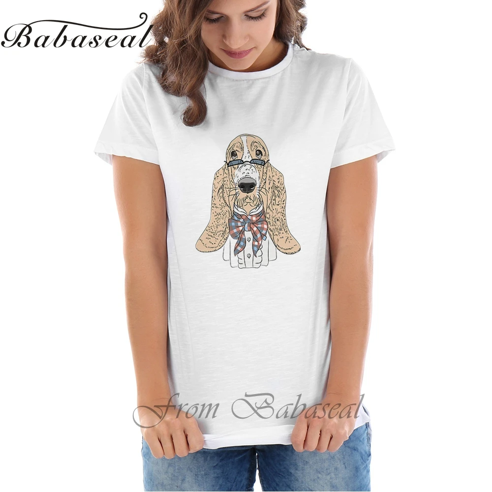 Online Shop Vector Babaseal Vintage Lucu Kartun Anjing Basset