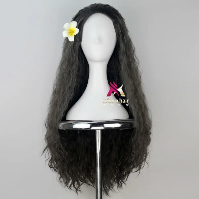halloween cosplay traje peruca para menina adulto com flor
