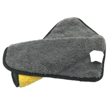 Полотенце для мытья автомобиля, ткань для чистки воском, мягкая, даже тонкая текстура покрытия, без шерсти и шарика