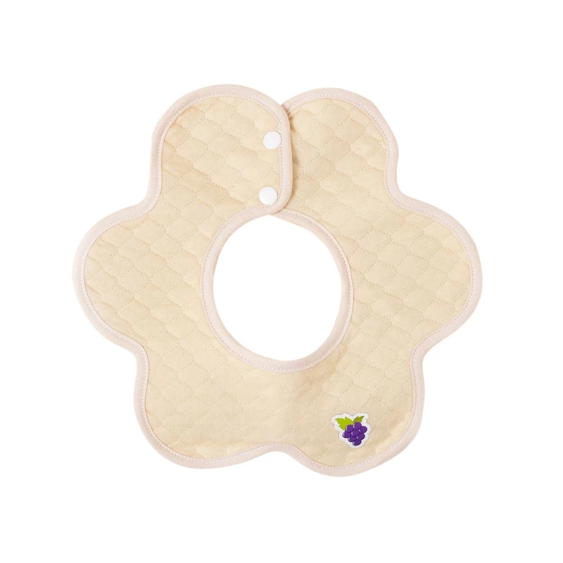 Baby Bibs Cotton Dribble Bibs Feeding Smock Infant Burp Cloths Floral Saliva Towel Baby Eating Accessory Soft Baby Stuff