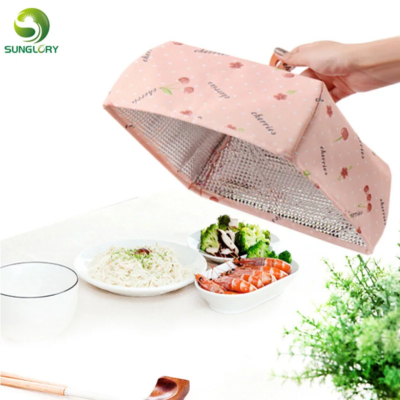 

Foldable Bowl Cover Lid Keep Foods Warm Vegetable Cover Container Aluminum Foil Dishes Food Insulation Cover Kitchen Gadget Tool